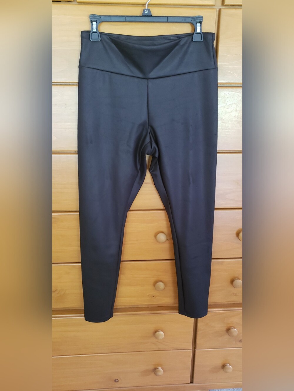 Faux Leather Express Black High-Rise Leggings